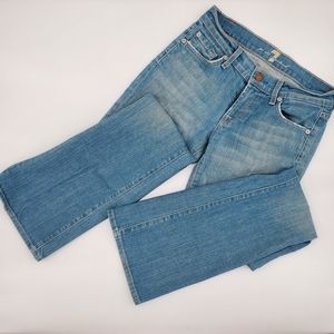 7 for All Mankind Bootcut Jeans Light Wash